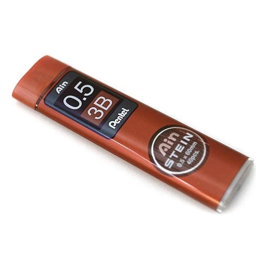 Pentel Ain Stein Min (Mekanik Kurşun Kalem Ucu) 0.5 mm 3B 40lı Tüp ürün görseli 1
