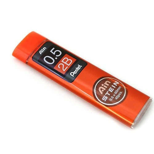 Pentel Ain Stein Min (Mekanik Kurşun Kalem Ucu) 0.5 mm 2B 40lı Tüp ürün görseli 1