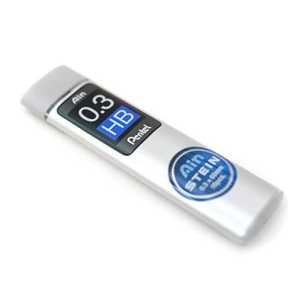 Pentel Ain Stein Min (Mekanik Kurşun Kalem Ucu) 0.3 mm HB 15li Tüp ürün görseli 1