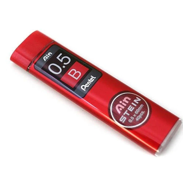 Pentel Ain Stein Min (Mekanik Kurşun Kalem Ucu) 0.5 mm B 40lı Tüp ürün görseli 1