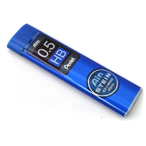 Pentel Ain Stein Min (Mekanik Kurşun Kalem Ucu) 0.5 mm HB 40lı Tüp ürün görseli 1