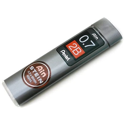 Pentel Ain Stein Min (Mekanik Kurşun Kalem Ucu) 0.7 mm 2B 40lı Tüp ürün görseli 1