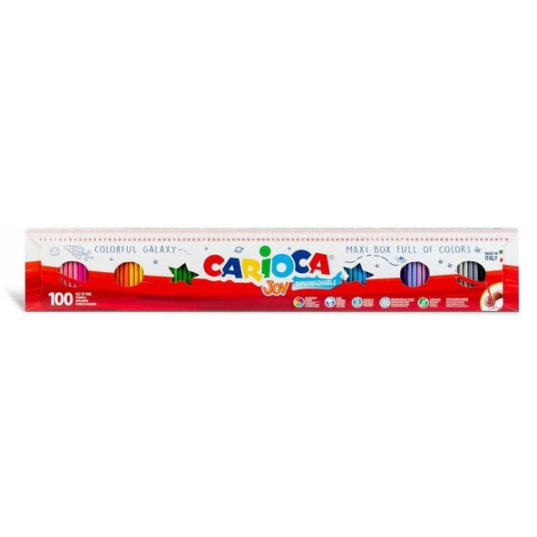 Carioca Joy Süper Yıkanabilir Keçeli Boya Kalemi 100lü (1 Metre) ürün görseli 1