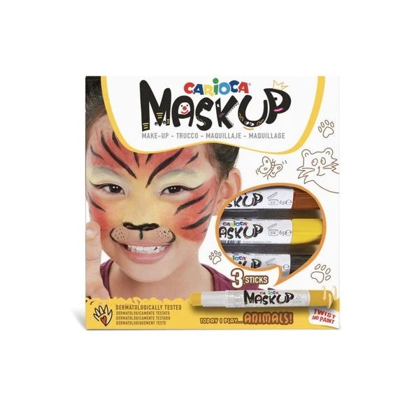 Carioca Yüz Boyası 6 gr. 3 Renk ANIMALS ürün görseli 1