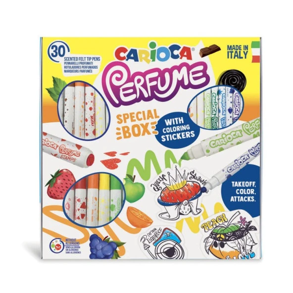 Carioca Perfume Special Kokulu Keçeli Boya Kalemi 30lu Özel Set ürün görseli 1
