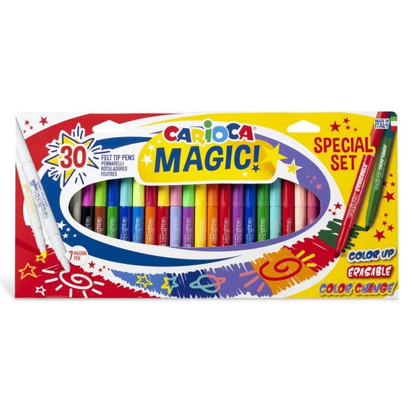 Carioca Magic Sihirli Keçeli Boya Kalemi 30lu Özel Set ürün görseli 1