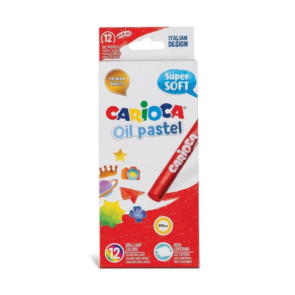 Carioca Yağlı Pastel Boya 12li ürün görseli 1