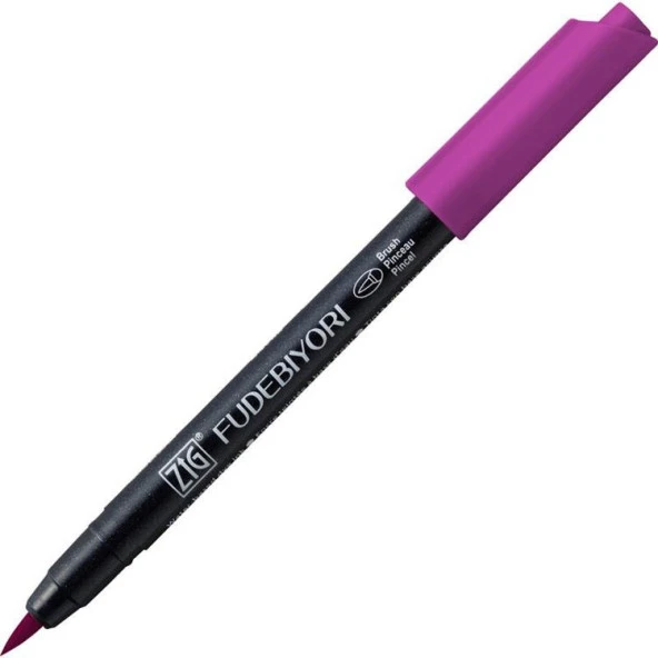 Zig Fudebiyori Brush Pen Fırça Uçlu Kalem 82 PURPLE ürün görseli 1