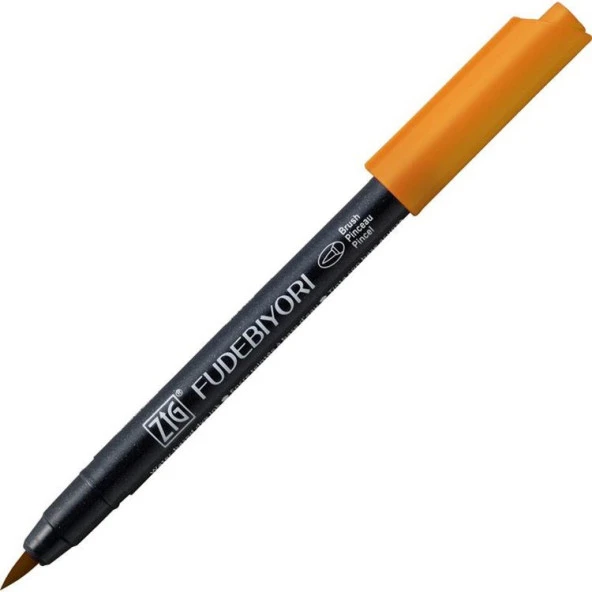 Zig Fudebiyori Brush Pen Fırça Uçlu Kalem 61 LIGHT BROWN ürün görseli 1