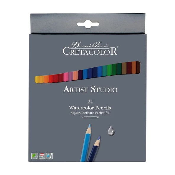 Cretacolor Artist Studio Watercolor Pencils 24 Renk Sulandırılabilir Boya Kalemi (281 24) ürün görseli 1