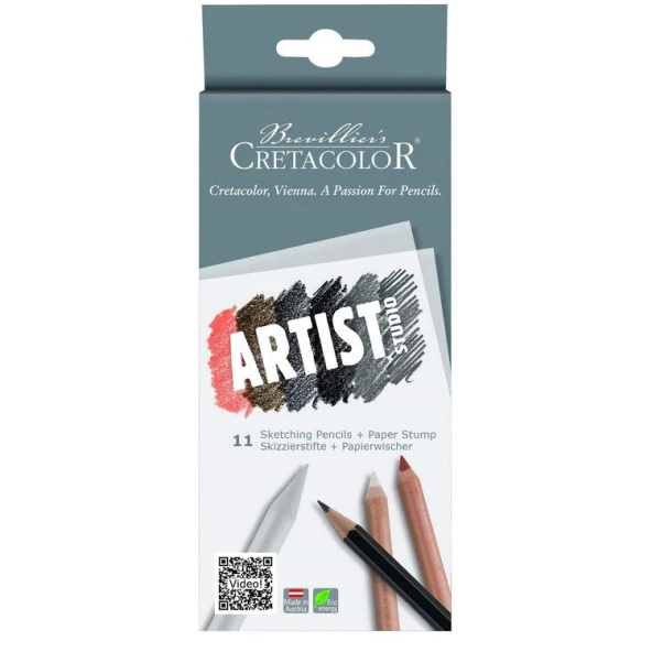 Cretacolor Artist Studio Sketching Pencils 11 Parça Çizim Kalemi Seti (465 11) ürün görseli 1