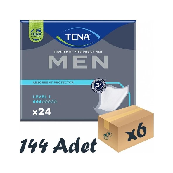 Tena Men Emici Koruma Level 1 Erkek Mesane Pedi 144 Adet ürün görseli 1