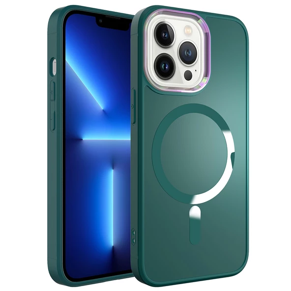 Apple iPhone 12 Pro Max Kılıf Magsafe Wireless Şarj Özellikli Zore Stil Kapak ürün görseli 1