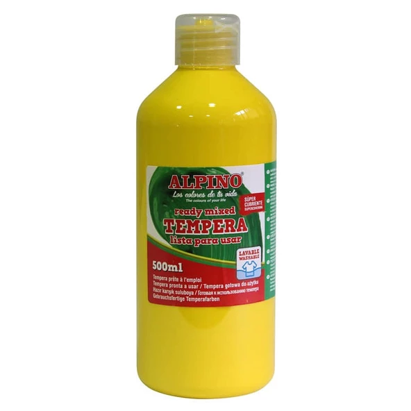 Alpino Tempera (Yıkanabilir) Boya 250 ml. SARI ürün görseli 1