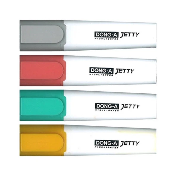 Dong-A Jetty Fosforlu Kalem 4 Pastel Renk ürün görseli 1