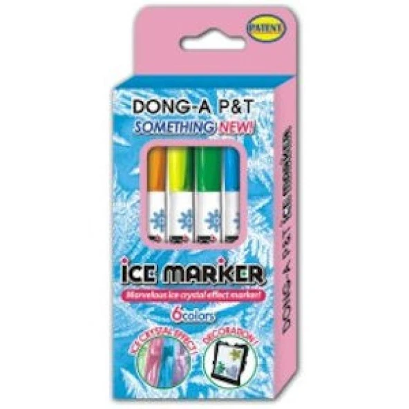 Dong-A Ice Marker Buz Görünümlü Keçeli Boya Kalemi 6 Renk ürün görseli 1