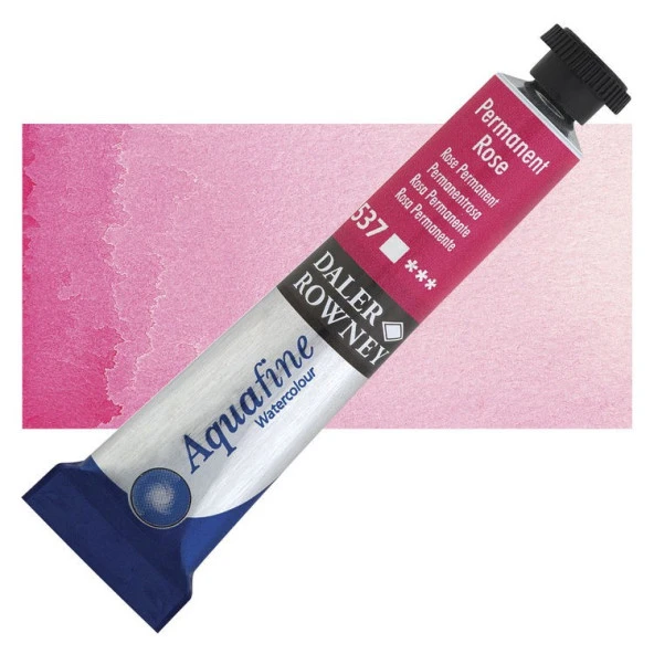 Daler Rowney Aquafine Tüp Suluboya 8 ml 537 PERMANENT ROSE ürün görseli 1