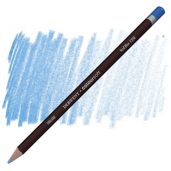 Derwent Coloursoft Pencil Yumuşak Kuruboya Kalemi C350 Iced Blue ürün görseli 1