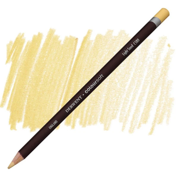 Derwent Coloursoft Pencil Yumuşak Kuruboya Kalemi C580 Light Sand ürün görseli 1