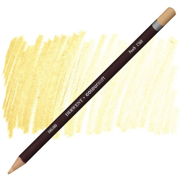 Derwent Coloursoft Pencil Yumuşak Kuruboya Kalemi C560 Peach ürün görseli 1
