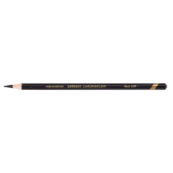 Derwent Chromaflow Kuruboya Kalemi 2300 Black ürün görseli 1
