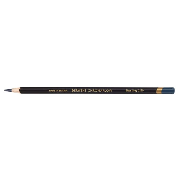 Derwent Chromaflow Kuruboya Kalemi 2170 Slate Grey ürün görseli 1