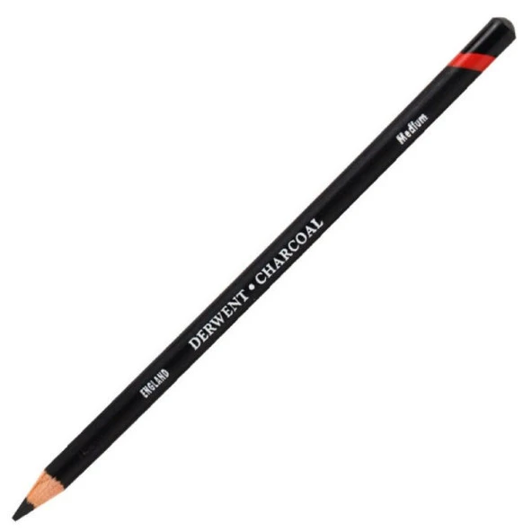 Derwent Charcoal Pencils Medium Kömür Füzen Kalem ürün görseli 1