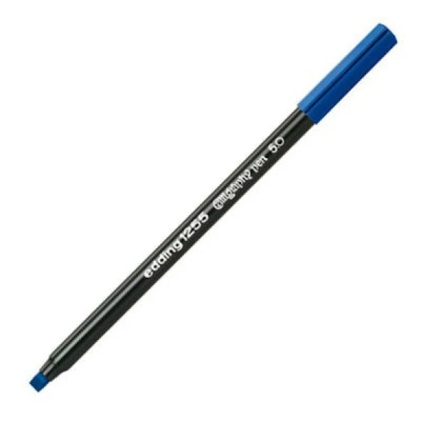Edding 1255 Kaligrafi Kalemi 3.5 mm Çelik Mavi ürün görseli 1