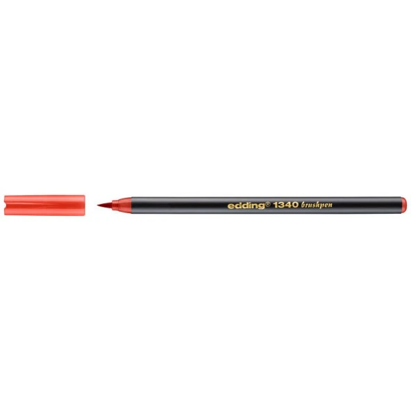 Edding 1340 Brushpen Fırça Uçlu Kalem KIRMIZI ürün görseli 1