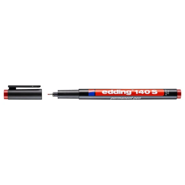 Edding 140 S Çok Amaçlı Permanent Kalem KIRMIZI ürün görseli 1