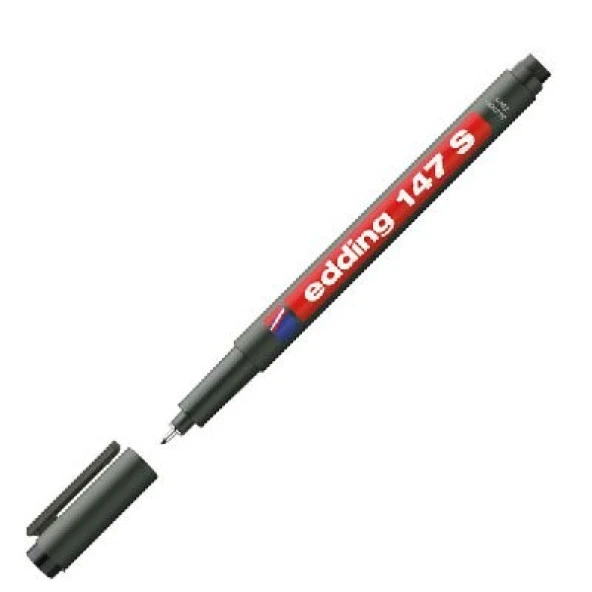 Edding 147 S Çok Amaçlı Permanent Kalem SİYAH ürün görseli 1