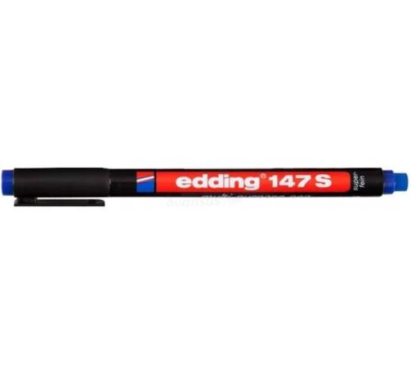 Edding 147 S Çok Amaçlı Permanent Kalem MAVİ ürün görseli 1
