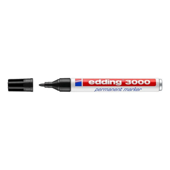 Edding 3000 Permanent Markör Yuvarlak Uç SİYAH ürün görseli 1