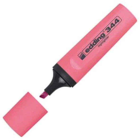 Edding 344 Highlighter Fosforlu İşaretleme Kalemi PEMBE ürün görseli 1