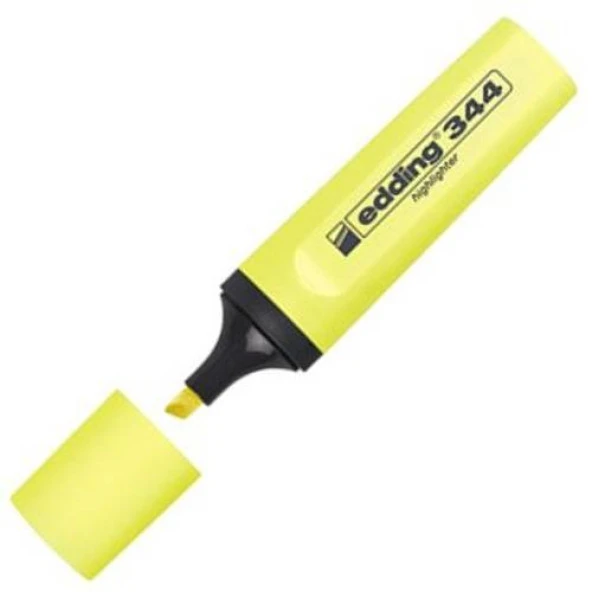 Edding 344 Highlighter Fosforlu İşaretleme Kalemi SARI ürün görseli 1