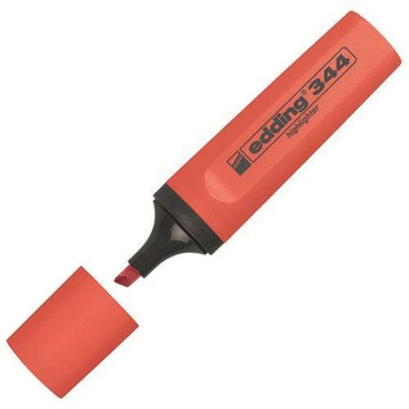Edding 344 Highlighter Fosforlu İşaretleme Kalemi KIRMIZI ürün görseli 1
