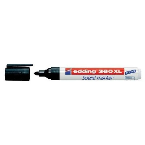 Edding 360 XL Board Marker Doldurulabilir Yazı Tahtası Kalemi Siyah ürün görseli 1