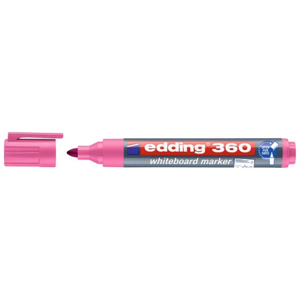 Edding 360 Board Marker Yazı Tahtası Kalemi PEMBE ürün görseli 1