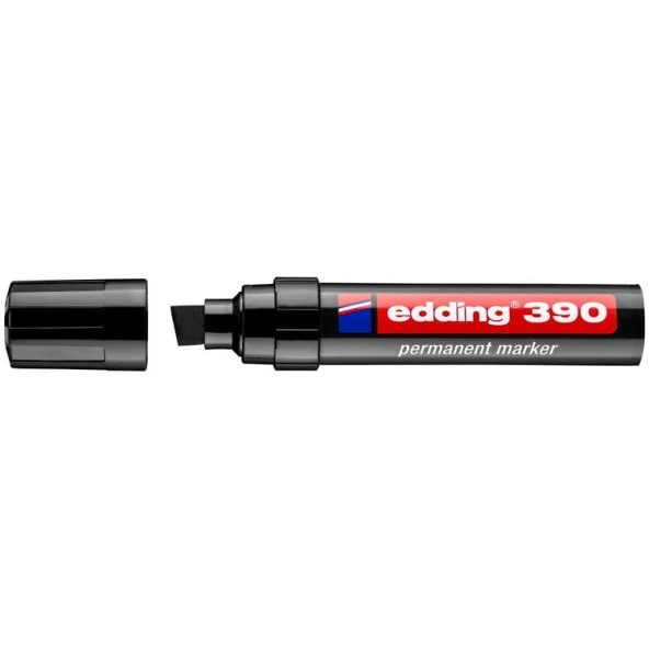 Edding 390 Permanent Markör 12 mm Kesik Uç SİYAH ürün görseli 1