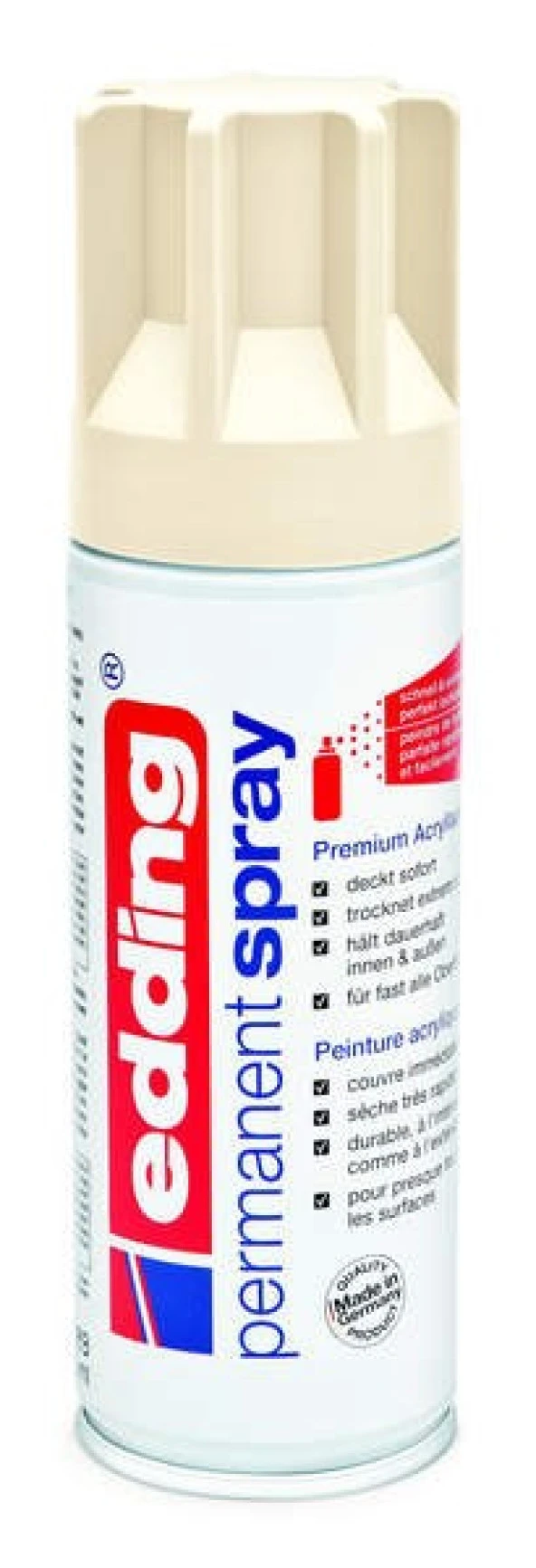 Edding Permanent Sprey Boya 200 ml. 920 FİLDİŞİ ürün görseli 1