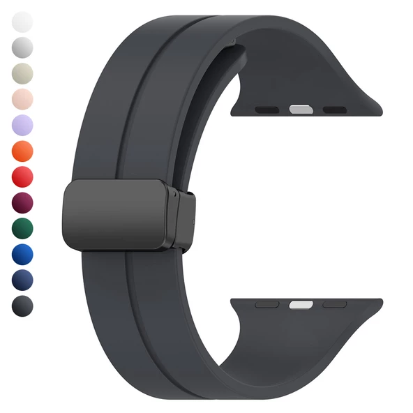 FitCase Apple Watch 42/44/45/49 mm Uyumlu SPG Soft Silikon Kordon ürün görseli 1