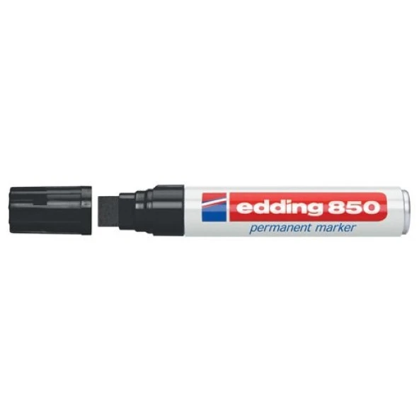 Edding 850 Kesik Uçlu Permanent Marker 16 mm SİYAH ürün görseli 1