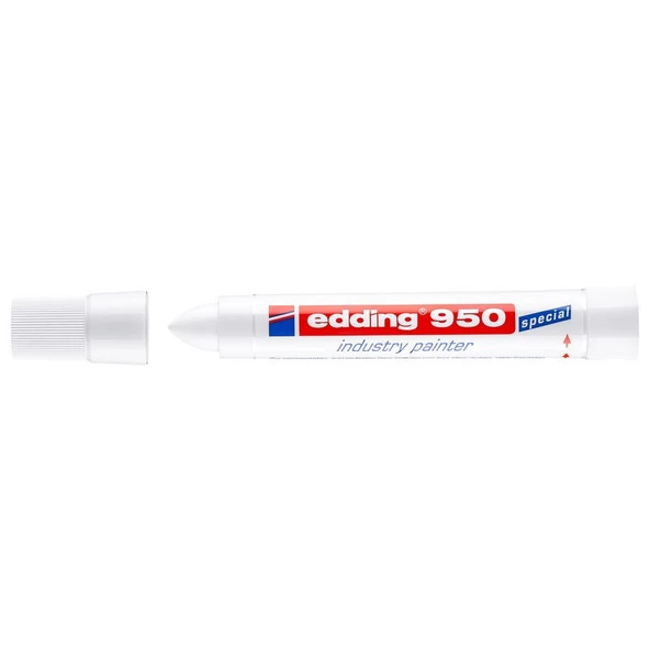 Edding 950 Endüstri Markörü BEYAZ ürün görseli 1