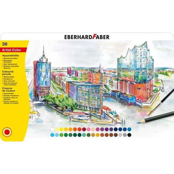 Eberhard Faber Artist Color Aquarel Suluboya Kalemi 36 Renk ürün görseli 1