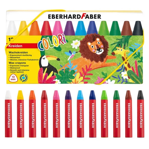 Eberhard Faber Colori Üçgen Pastel 12 Renk ürün görseli 1