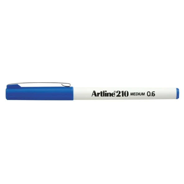 Artline 210N Keçe Uçlu Yazı Kalemi 0,6mm Mavi ürün görseli 1