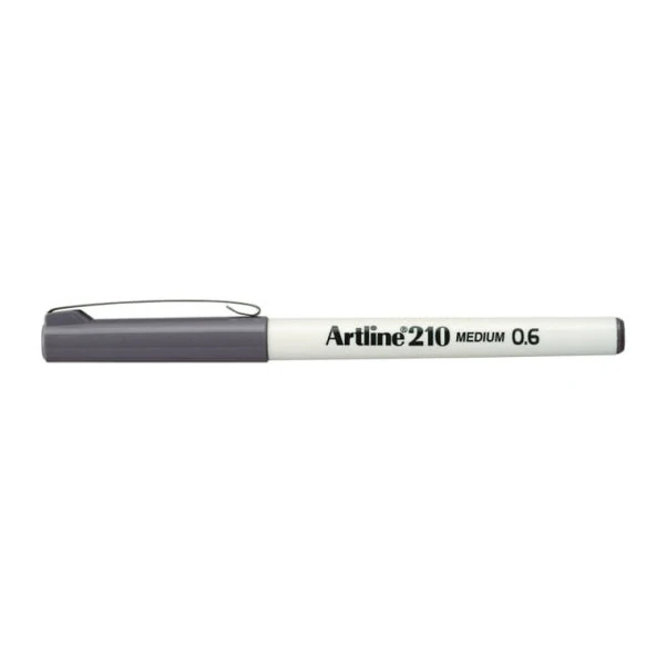 Artline 210N Keçe Uçlu Yazı Kalemi 0,6mm Gri ürün görseli 1
