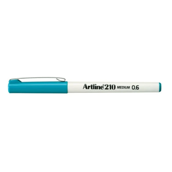 Artline 210N Keçe Uçlu Yazı Kalemi 0,6mm Turkuaz ürün görseli 1