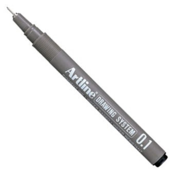 Artline Drawing System Teknik Çizim Kalemi 0.1 mm Siyah ürün görseli 1