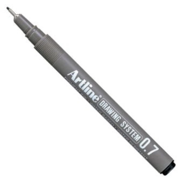 Artline Drawing System Teknik Çizim Kalemi 0.7 mm Siyah ürün görseli 1